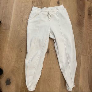 BB Dakota white sweat pant joggers size small